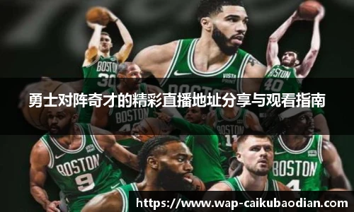勇士对阵奇才的精彩直播地址分享与观看指南